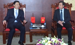 Đoàn đại biểu Trung Quốc thăm, làm việc tại Báo Nhân Dân
